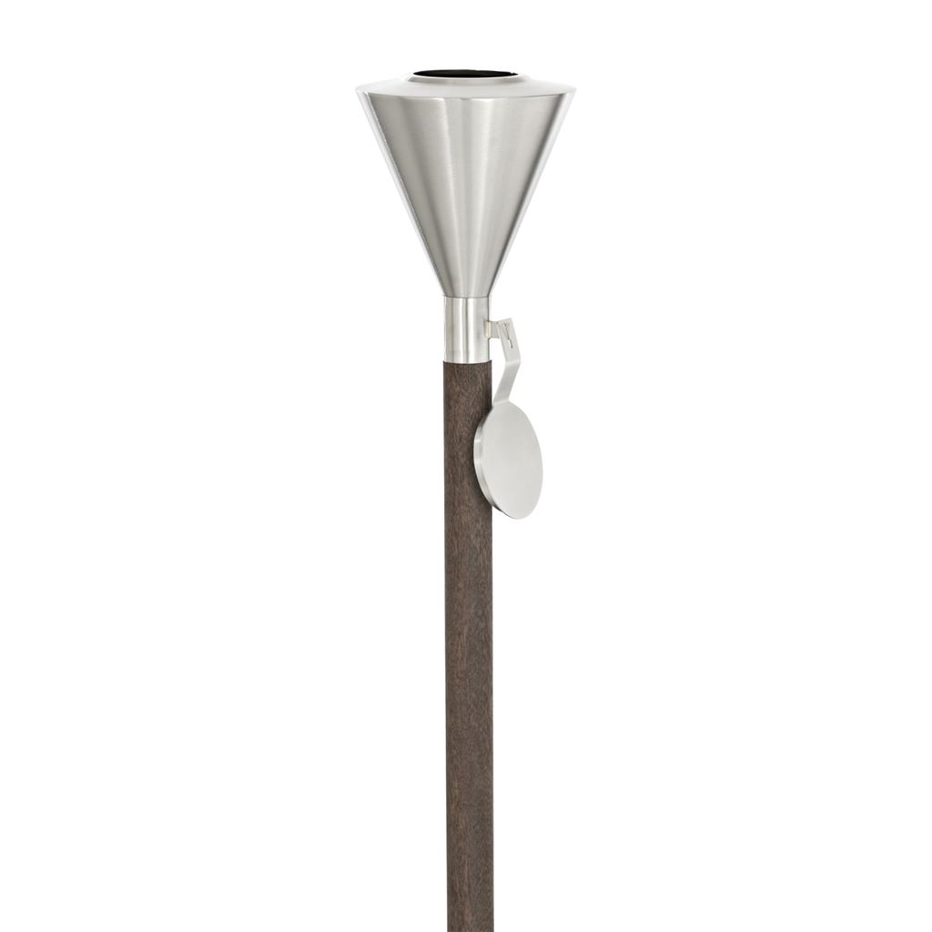 Billede af Blomus Orchos Garden Torch For Burning Gel H: 154,5 cm - Stainless Steel Matt