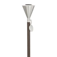 Billede af Blomus Orchos Garden Torch For Burning Gel H: 154,5 cm - Stainless Steel Matt