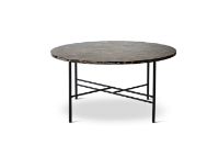 Billede af Bent Hansen Metro Sofabord Ø: 80 cm - Emperador Dark Brown