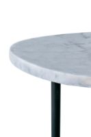 Billede af Bent Hansen Metro Sofabord Ø: 80 cm - White Carrara 