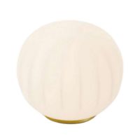 Billede af Luceplan Lita Bordlampe Ø: 30 cm - Brass/Opal