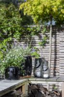 Billede af Holmegaard Design With Light Lanterne H: 25 cm - Smoke