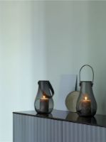Billede af Holmegaard Design With Light Lanterne H: 25 cm - Smoke
