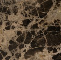 Billede af Bent Hansen Metro Sofabord Ø: 45 cm - Emperador Dark Brown  