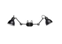 Billede af DCW Editions Lampe Gras N204 Double Bathroom Væglampe 2x32,9 cm - Sort/Sort