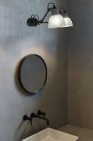 Billede af DCW Editions Lampe Gras N204 Double Bathroom Væglampe 2x32,9 cm - Sort/Sort