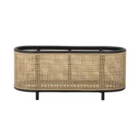 Billede af Bloomingville Ebbie Plantekasse Rattan 70x30x29 cm - Natur/sort