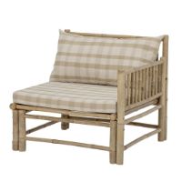 Billede af Bloomingville Korfu Modul Sofa Højre Hjørne SH: 37 cm - Bambus/Natur