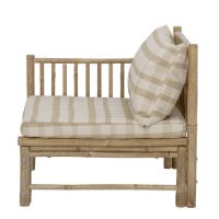 Billede af Bloomingville Korfu Modul Sofa Venstre Hjørne SH: 37 cm - Bambus/Natur