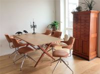 Billede af Vermund VL119 Spisebordsstol SH: 46 cm - Cognac Sierra Læder / Krom