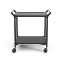 Billede af Swedese Teatime Trolley B: 75 cm - Sortlakeret Ask