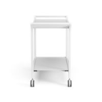 Billede af Swedese Teatime Trolley B: 75 cm - Hvidlakeret Ask
