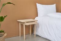 Billede af Duus & Møller Metha Sengebord m. Skuffe 45x32 cm - Oliebehandlet Massiv Eg