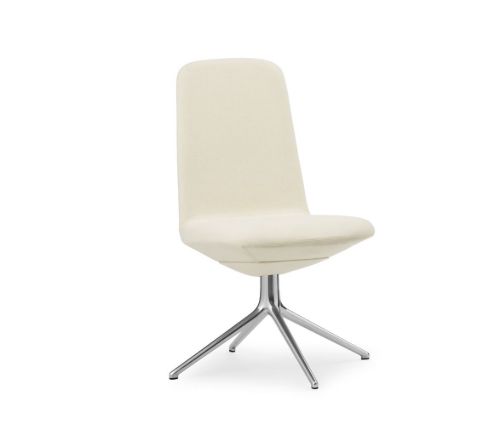 Normann Copenhagen Off Chair Lav H: 100,8 cm - Aluminium/Hallingdal 0100