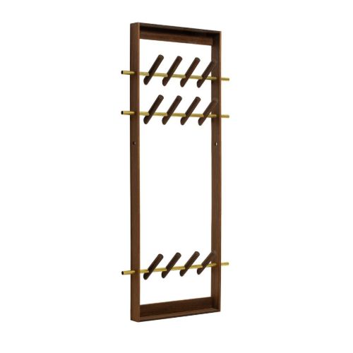 We Do Wood Coat Frame H: 150 cm - Smoked Oak/Brass