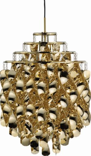 Verpan Spiral SP01 Pendant H: 65 cm - Guld