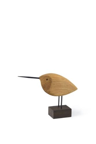 Warm Nordic Beak Bird Awake Snipe 13x18,5 cm - Olieret Eg