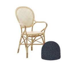 Billede af Sika-Design Hynde til Rossini & Isabell Stol 43x45 cm - A635 Youtoo Dark Blue 