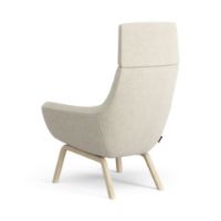 Billede af Swedese Happy Lænestol H: 101 cm - Lakeret Ask/Hallingdal 65 0200