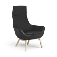 Billede af Swedese Happy Lænestol H: 101 cm - Lakeret Ask/Soft 99999