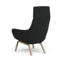 Billede af Swedese Happy Lænestol H: 101 cm - Egbejdset Ask/Hallingdal 65 0180