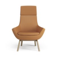 Billede af Swedese Happy Lænestol H: 101 cm - Egbejdset Ask/Soft 54035