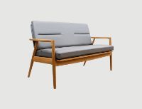 Billede af Farstrup Nobel 8982 Sofa L: 145 cm - Eg/Breeze Fusion 