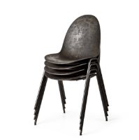 Billede af Mater Eternity Sidechair SH: 46 cm - Coffee Waste Black 