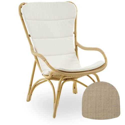 Billede af Sika-Design Hynde til Monet Exterior Lænestol 120x63 cm - A670 Michelangelo White 