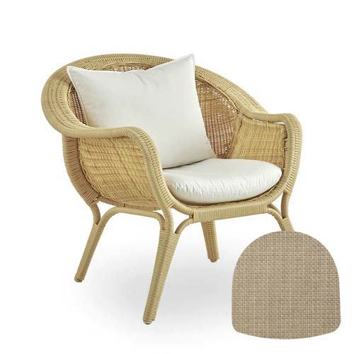 Billede af Sika-Design Hynde til Madame Exterior Lænestol 51x49 cm - A670 Michelangelo White 