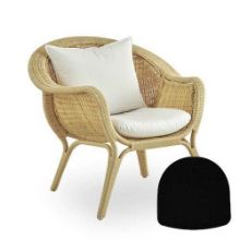 Billede af Sika-Design Hynde til Madame Exterior Lænestol 51x49 cm - B452 Tempotest Black 