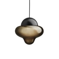 Billede af Design By Us Nutty XL Brown Pendant Ø: 30 cm - Brown/Black
