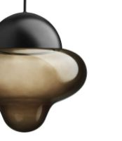 Billede af Design By Us Nutty XL Brown Pendant Ø: 30 cm - Brown/Black