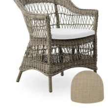 Billede af Sika-Design Hynde til Charlot & Marie Exterior Havestol 48x48 cm - A674 Michelangelo Latte 