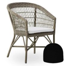 Billede af Sika-Design Hynde til Emma Exterior Havestol 45x45 cm - B452 Tempotest Black 