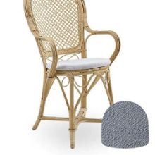 Billede af Sika-Design Hynde til Fleur Spisebordsstol 43x43 cm - A633 Youtoo Pale Blue 