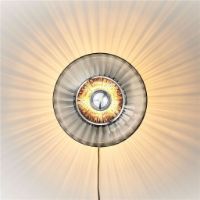 Billede af Design By Us New Wave Optic Wall Ø: 26 cm - Smoke/Black