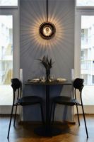 Billede af Design By Us New Wave Optic Wall Ø: 26 cm - Smoke/Black