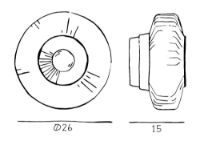Billede af Design By Us New Wave Optic Wall Ø: 26 cm - Rose/Gold