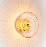 Billede af Design By Us New Wave Optic Wall XL Ø: 38 cm - Rose/Gold