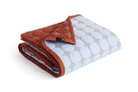 Billede af HAY Mega Dot Organic Sengetæppe 235x245 cm - Light Blue
