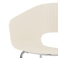 Billede af Montana Marée 402 Counter Stol H: 97 cm - 158 Oat/Chrome