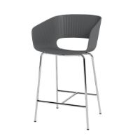 Billede af Montana Marée 402 Counter Stol H: 97 cm - 04 Anthracite/Chrome
