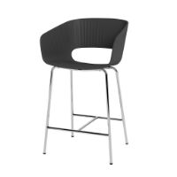 Billede af Montana Marée 402 Counter Stol H: 97 cm - 05 Black/Chrome