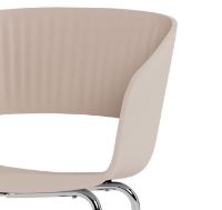 Billede af Montana Marée 402 Counter Stol H: 97 cm - 137 Mushroom/Chrome