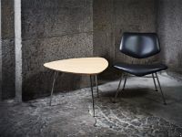 Billede af Vermund Larsen VL135 Cosy Loungestol SH: 40 cm - Sierra Sort/Krom