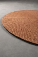 Billede af HC Tæpper Stavanger Håndlavet Tæppe Ø: 200 cm - Rust