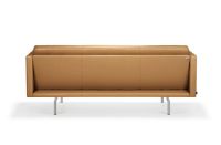 Billede af DUX Ritzy 3 Pers. Sofa L: 210 cm - Chrome/Naturale Camel