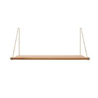 Billede af We Do Wood Loop Shelf L: 72 cm - Oak/Brass