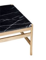 Billede af Hübsch Raw Coffee Table 80x80 cm - Black/Natural 